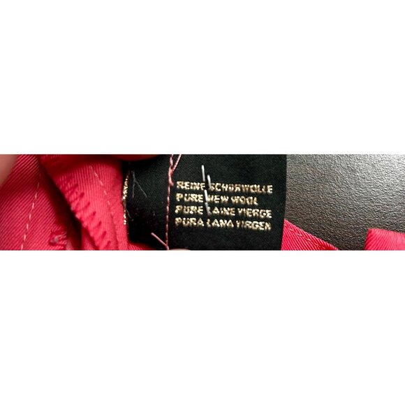 Vintage Escada by Margaretha Ley Wool Designer Trousers Made in Germany Hot Pink - Picture 8 of 10